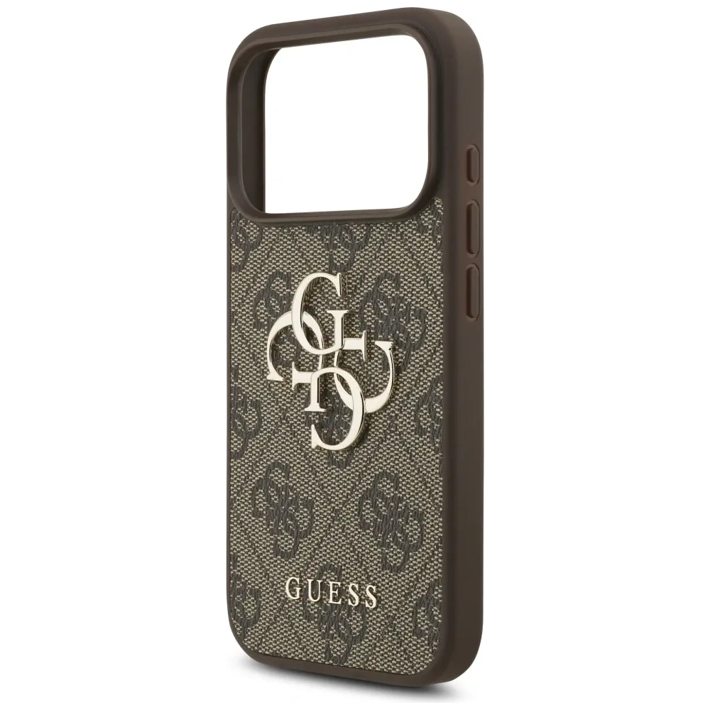 Etui Guess 4G Big Logo do Apple iPhone 17 Pro brązowy