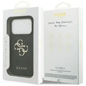Etui Guess 4G Big Logo do Apple iPhone 17 Pro czarny