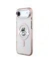 Etui Karl Lagerfeld IML Choupette Sketch Logo MagSafe do Apple iPhone Air różowy