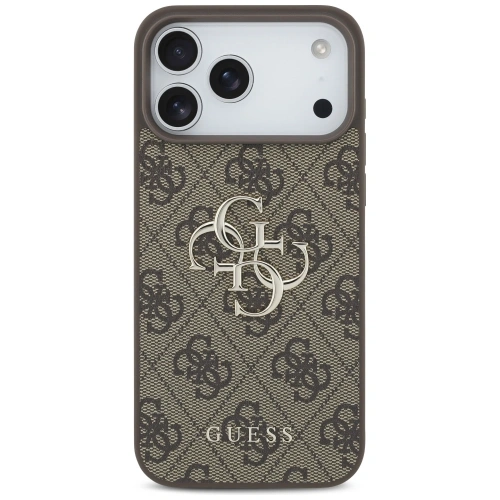 Etui Guess 4G Big Logo do Apple iPhone 17 Pro Max brązowy