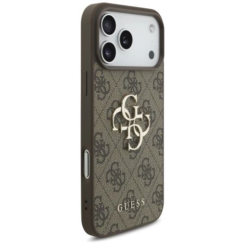 Etui Guess 4G Big Logo do Apple iPhone 17 Pro Max brązowy