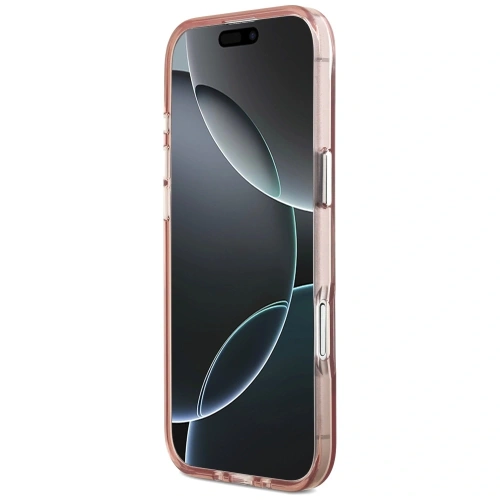 Etui Karl Lagerfeld IML Choupette Sketch Logo MagSafe do Apple iPhone Air różowy