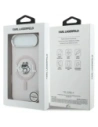 Etui Karl Lagerfeld IML Choupette Sketch Logo MagSafe do Apple iPhone Air różowy