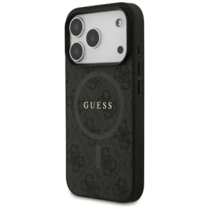 Etui Guess 4G Ring Classic Logo MagSafe do Apple iPhone 17 Pro czarny