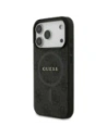 Etui Guess 4G Ring Classic Logo MagSafe do Apple iPhone 17 Pro czarny