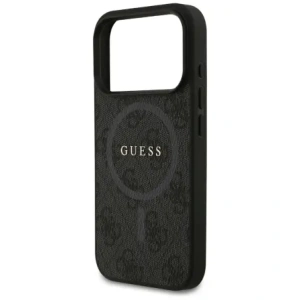 Etui Guess 4G Ring Classic Logo MagSafe do Apple iPhone 17 Pro czarny