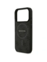 Etui Guess 4G Ring Classic Logo MagSafe do Apple iPhone 17 Pro czarny