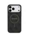 Etui Guess 4G Ring Classic Logo MagSafe do Apple iPhone 17 Pro Max czarny