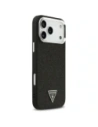 Etui Guess Glitter Triangle Logo MagSafe do Apple iPhone 17 Pro Max czarny