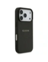 Etui Guess Grained Ring MagSafe do Apple iPhone 17 Pro czarny