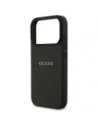 Etui Guess Grained Ring MagSafe do Apple iPhone 17 Pro czarny