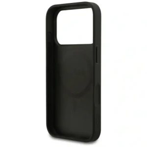 Etui Guess Grained Ring MagSafe do Apple iPhone 17 Pro czarny