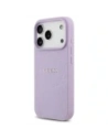 Etui Guess Grained Ring MagSafe do Apple iPhone 17 Pro fioletowy