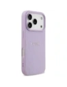 Etui Guess Grained Ring MagSafe do Apple iPhone 17 Pro fioletowy