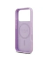 Etui Guess Grained Ring MagSafe do Apple iPhone 17 Pro fioletowy