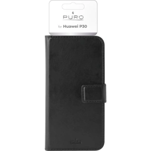 Kup Etui PURO Booklet Wallet Case Huawei P30 z kieszeniami na karty + stand up (czarny) - PUR023BLK - {ean13} - Sklep Home Screen