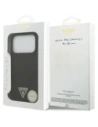 Etui Guess Silicone Triangle Logo MagSafe do Apple iPhone 17 Pro czarny