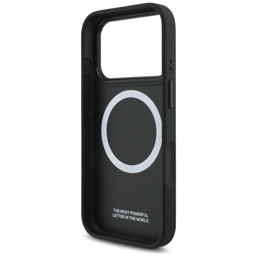 Etui BMW M Tricolor Metal Logo MagSafe do Apple iPhone 17 Pro szary