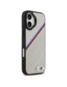 Etui BMW M Tricolor Metal Logo MagSafe do Apple iPhone 17 szary