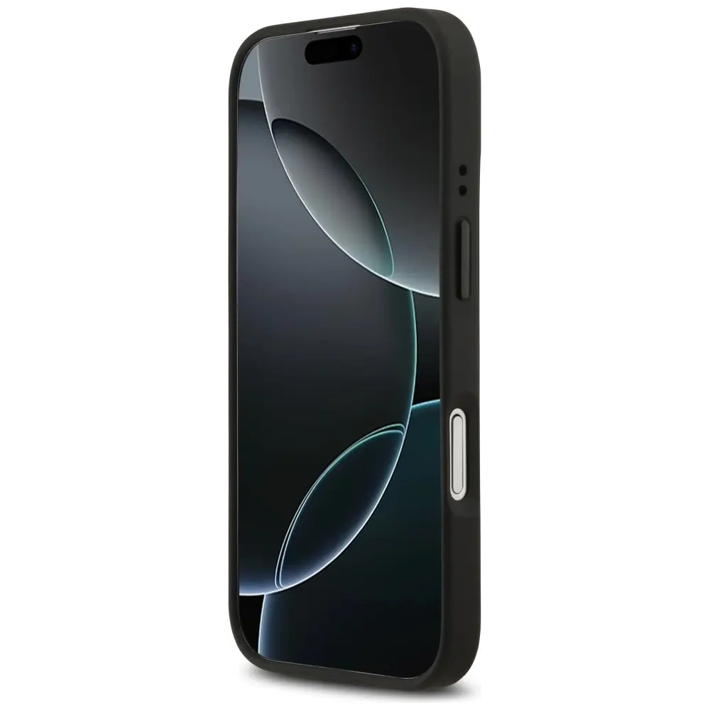 Etui BMW M Tricolor Metal Logo MagSafe do Apple iPhone 17 szary