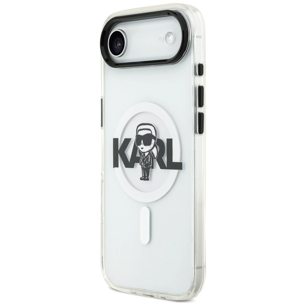 Etui Karl Lagerfeld IML Karl Sketch Logo MagSafe do Apple iPhone Air przezroczysty