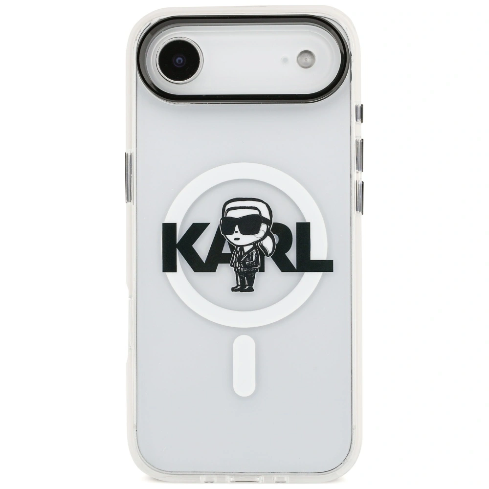 Etui Karl Lagerfeld IML Karl Sketch Logo MagSafe do Apple iPhone Air przezroczysty