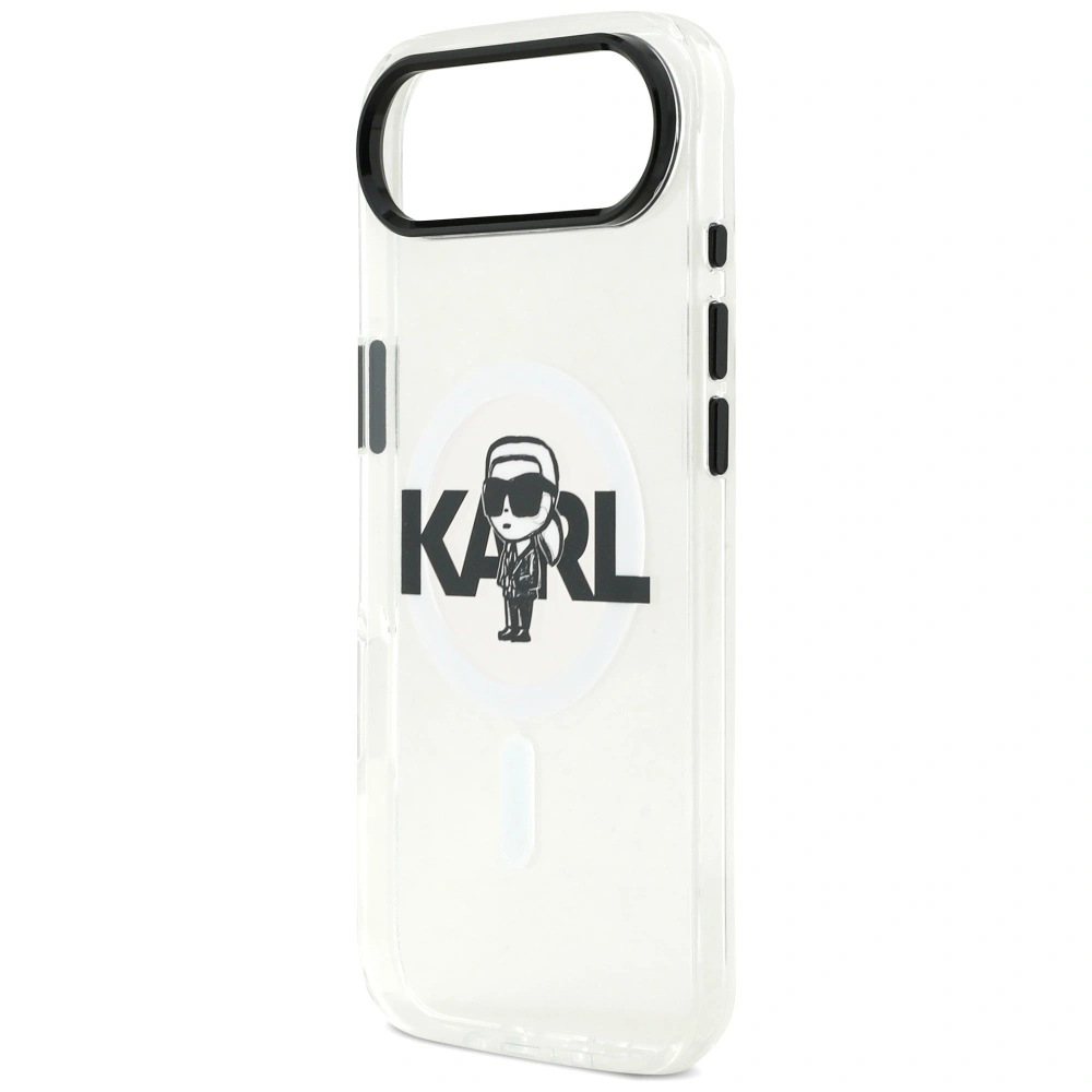Etui Karl Lagerfeld IML Karl Sketch Logo MagSafe do Apple iPhone Air przezroczysty