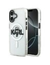 Etui Karl Lagerfeld IML Karl Sketch Logo MagSafe do Apple iPhone 17 przezroczysty