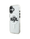 Etui Karl Lagerfeld IML Karl Sketch Logo MagSafe do Apple iPhone 17 przezroczysty