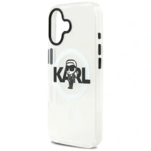 Etui Karl Lagerfeld IML Karl Sketch Logo MagSafe do Apple iPhone 17 przezroczysty