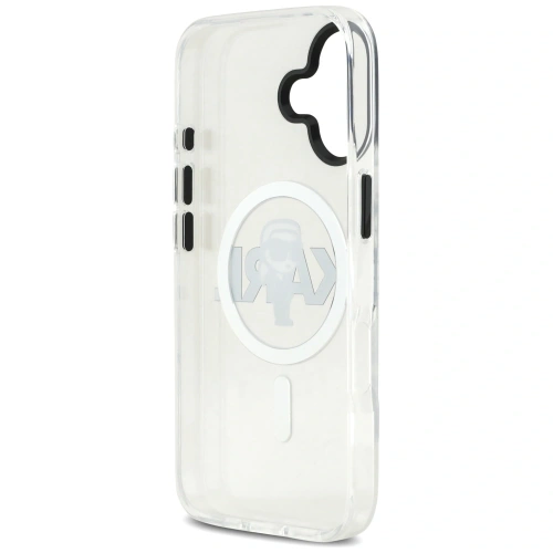 Etui Karl Lagerfeld IML Karl Sketch Logo MagSafe do Apple iPhone 17 przezroczysty