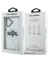 Etui Karl Lagerfeld IML Karl Sketch Logo MagSafe do Apple iPhone 17 przezroczysty