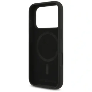 Etui Karl Lagerfeld Silicone Karl&Choupette Ring MagSafe do Apple iPhone 17 Pro Max czarny