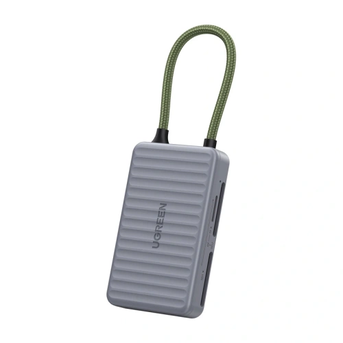 Czytnik kart USB-C UGREEN CM868 2xSD1xTF 170MB/s (szary)
