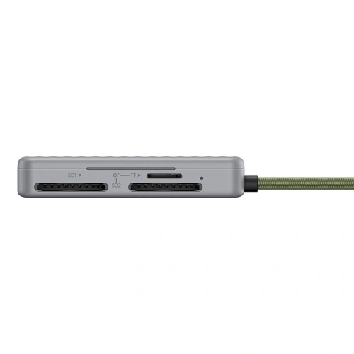Czytnik kart USB-C UGREEN CM868 2xSD1xTF 170MB/s (szary)