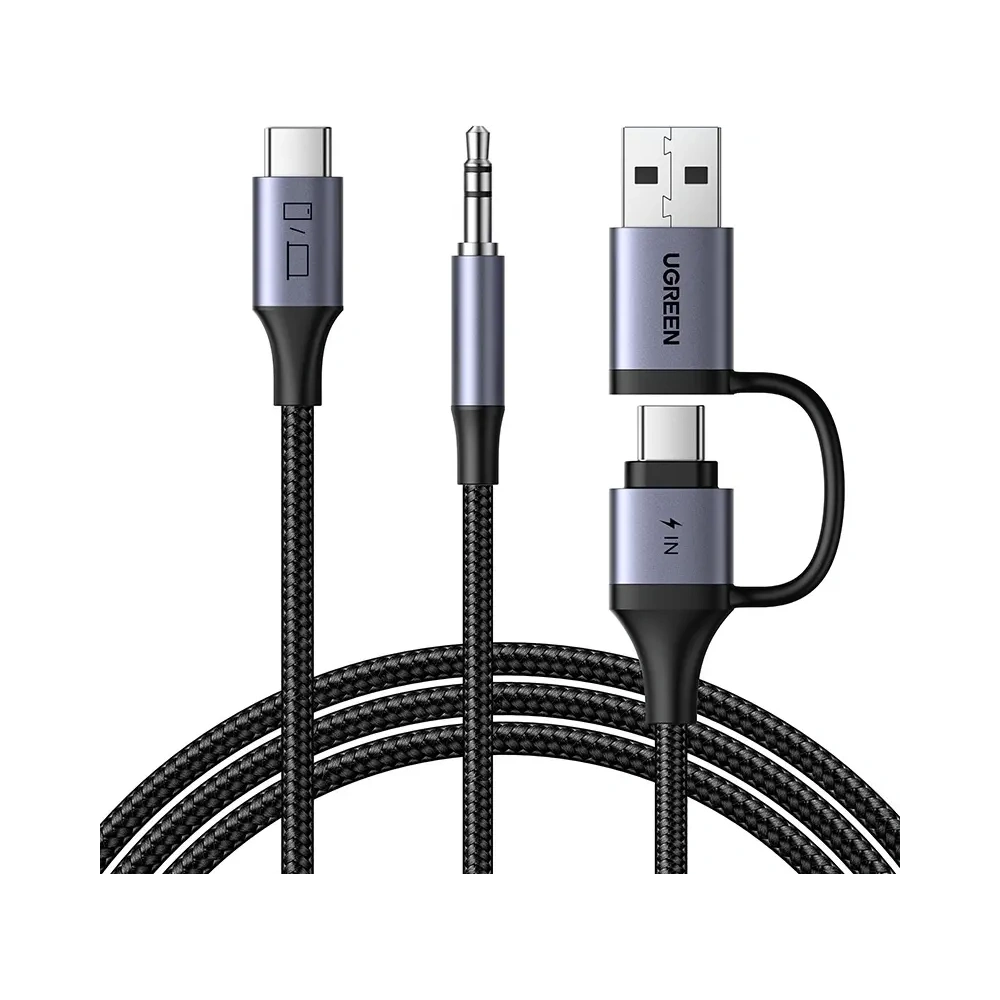 Karta dźwiękowa UGREEN CM772 USB-C / 3.5mm + USB-C/A