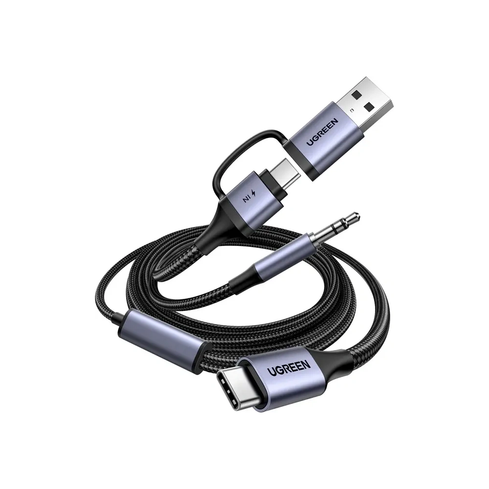 Karta dźwiękowa UGREEN CM772 USB-C / 3.5mm + USB-C/A