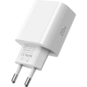 [CR] Ładowarka sieciowa Tech-Protect NC20W 1-port USB-C Network Charger PD20W White