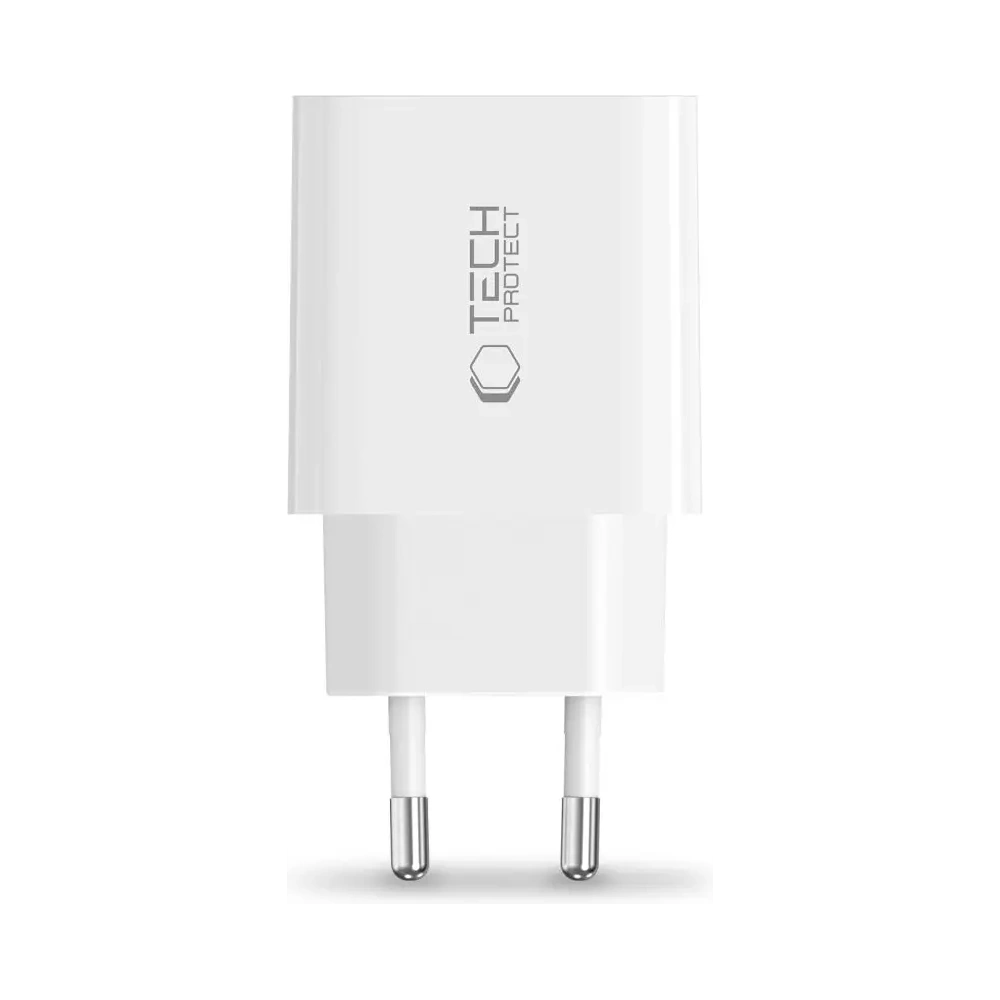[CR] Ładowarka sieciowa Tech-Protect NC20W 1-port USB-C Network Charger PD20W White