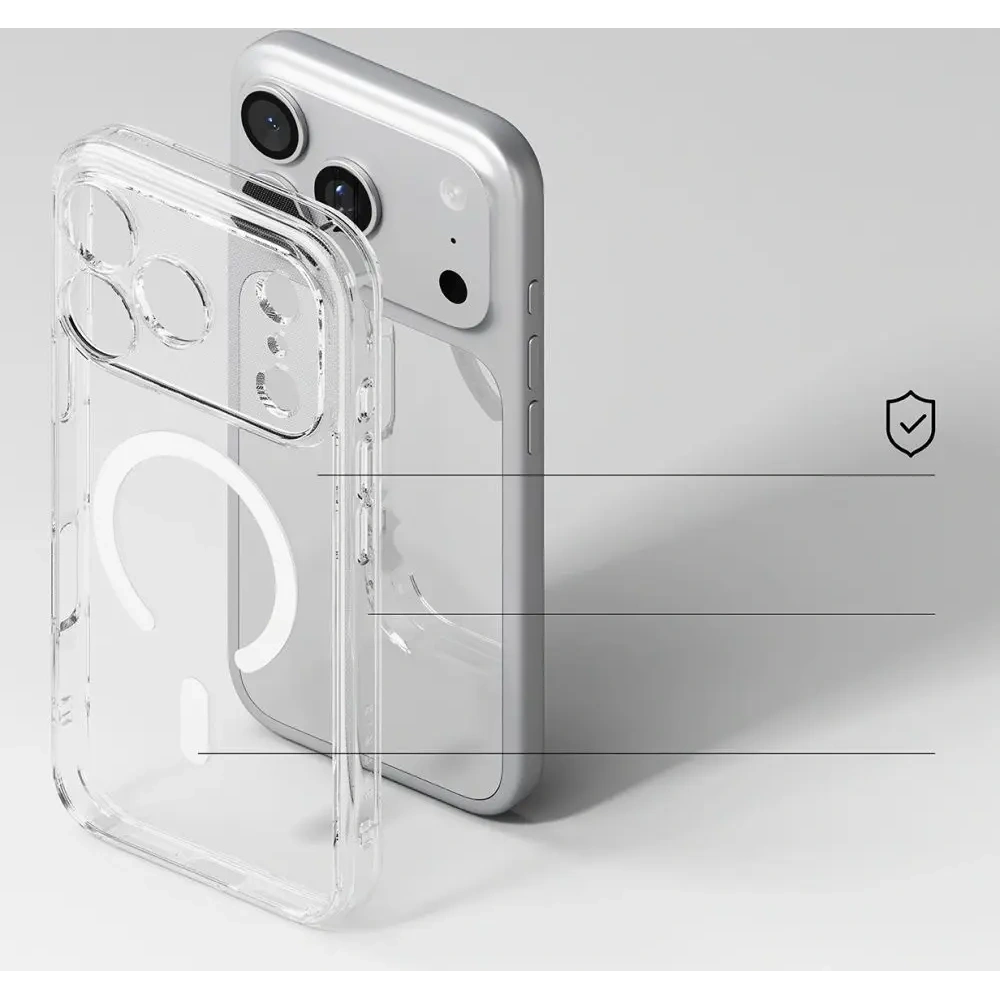 Etui Ringke Fusion Magnetic MagSafe do Apple iPhone 17 Pro Max Clear