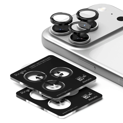 Nakładka Ringke Camera Frame Protector do Apple iPhone 17 Pro / 17 Pro Max Black [2 PACK]