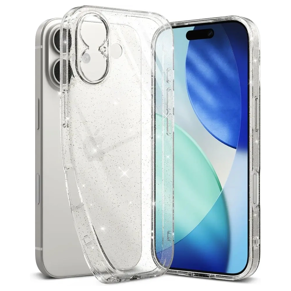 Etui Ringke Air do Apple iPhone 17 Glitter Clear