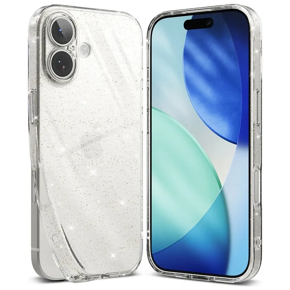 Etui Ringke Air do Apple iPhone 17 Glitter Clear