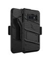 Kup Pancerne etui Zizo Bolt Cover Samsung Galaxy S10e ze szkłem 9H na ekran + podstawka & uchwyt do paska (Black/Black) - ZIZ001BLK - {ean13} - Sklep Home Screen