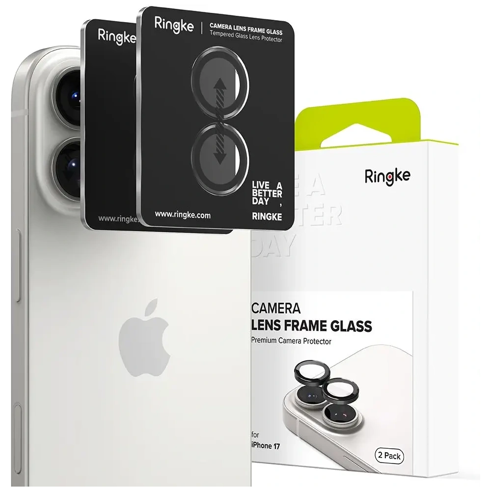 Nakładka Ringke Camera Frame Protector do Apple iPhone 17 Black [2 PACK]
