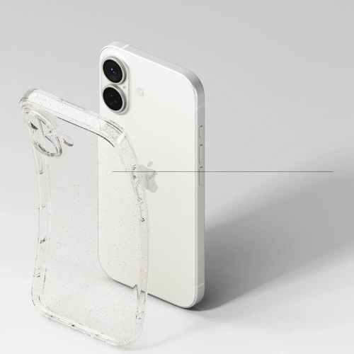 Etui Ringke Air do Apple iPhone 17 Glitter Clear