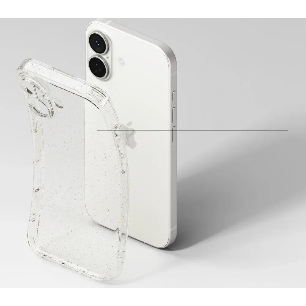 Etui Ringke Air do Apple iPhone 17 Glitter Clear