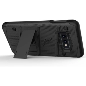 Kup Páncélozott tok Zizo Bolt Cover Samsung Galaxy S10e 9H üveggel a képernyőre + állvány & övcsipesz (Fekete/Fekete) - ZIZ001BLK - {ean13} - Sklep Home Screen