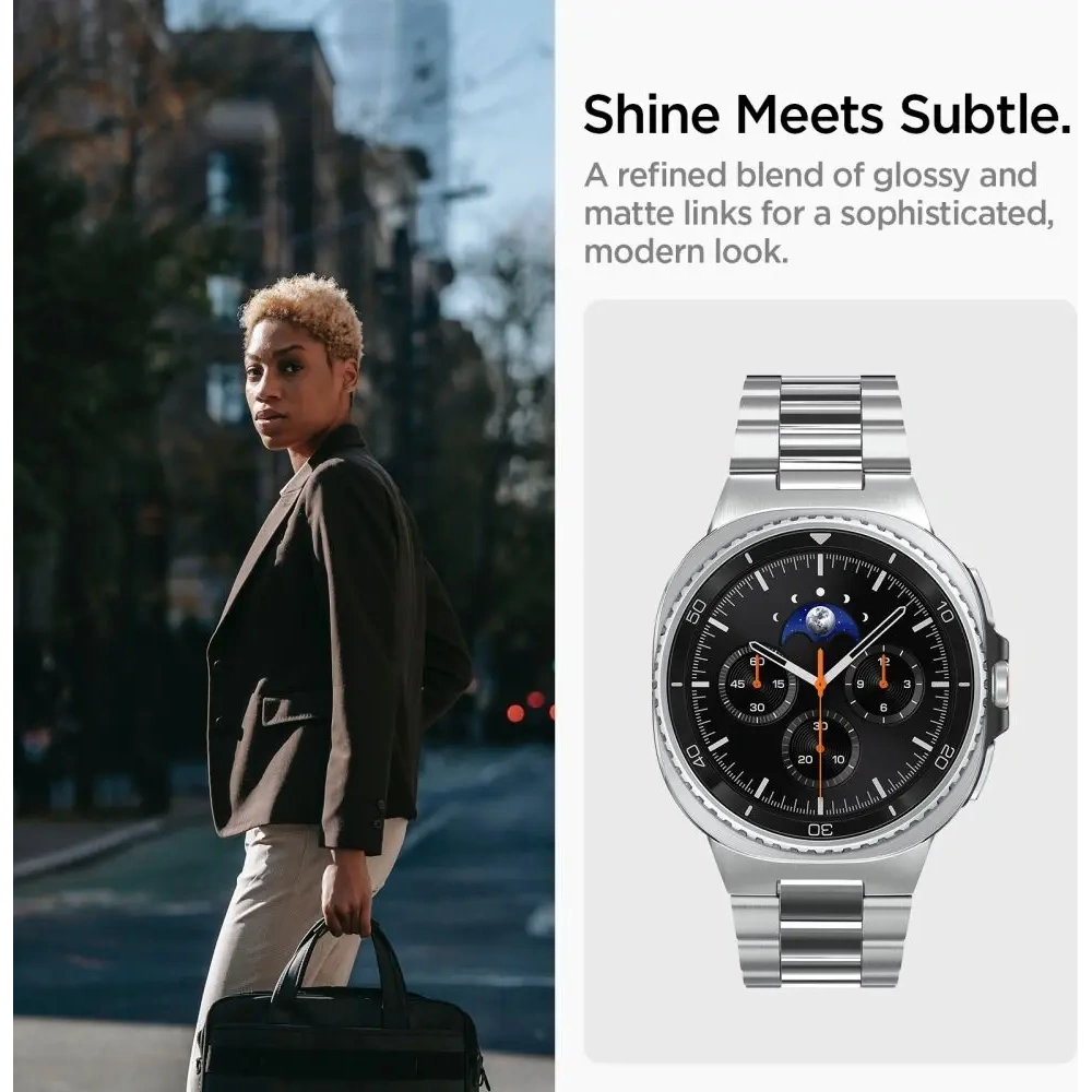 Bransoleta Spigen Modern Fit Band do Samsung Galaxy Watch 8 / Classic 40/44/46mm Silver