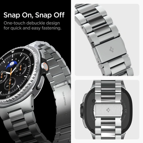 Bransoleta Spigen Modern Fit Band do Samsung Galaxy Watch 8 / Classic 40/44/46mm Silver